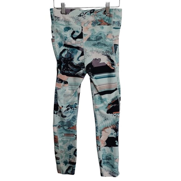 Under‎ Armour Womens Watercolor Print Ankle Leggings Active Yoga Size Medium - Picture 11 of 11